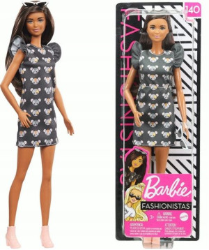 Barbie Fashionistas - Czarna sukienka