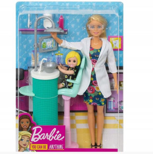 Barbie Kariera - Dentystka + Akcesoria