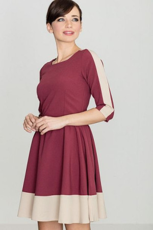 Sukienka K057 Bordo XL
