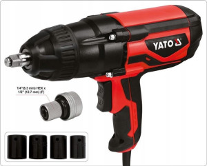 Elektryczny Klucz Udarowy 1/2' 600nm Yt-82021 Yato