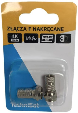 Złącze F Nakręcane 7MM x 2 TechniSat do kabla