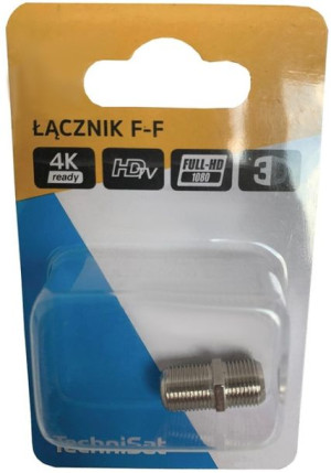 Łącznik F-F TechniSat Gniazdo F - F Srebrny