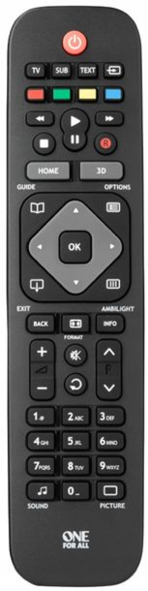 Pilot uniwersalny do TV OneForAll URC1913 plazma