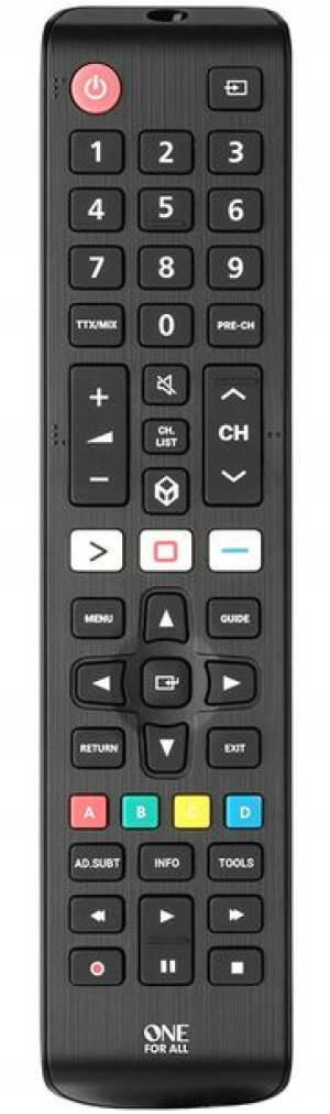 Pilot uniwersalny do TV OneForAll URC4910 Netflix