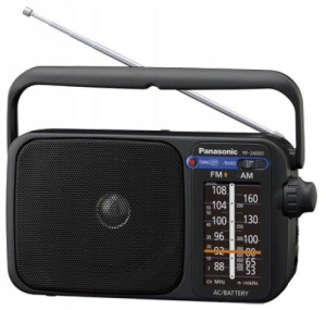 Radio Panasonic RF-2400DEG-K czarne radio FM/AM