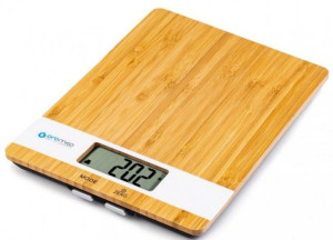 Waga Oromed Oro-Kitchen Scale Bambusowa White