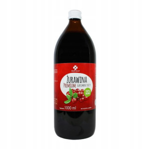 Sok z żurawiny Naturalny bez cukrów 1000 ml