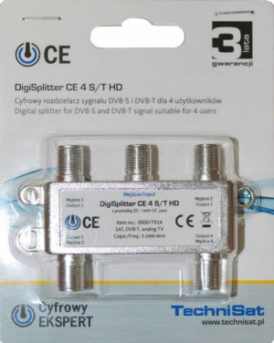 Rozdzielacz sygnału DVB-T TechniSat DIGISPLITTER 4