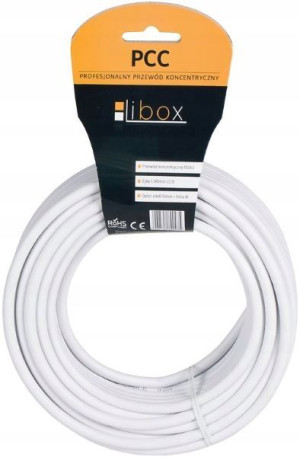 Kabel koncentryczny Libox RG6U 10M PCC-102-10m