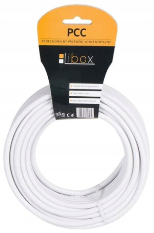 Kabel koncentryczny Libox RG6U PCC-25 25m