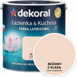 DEKORAL ŁAZIENKA&KUCHNIA 2,5l Beżowy z klasą