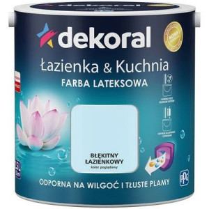 DEKORAL ŁAZIENKA&KUCHNIA 2,5l Błękitny Łazienkowy