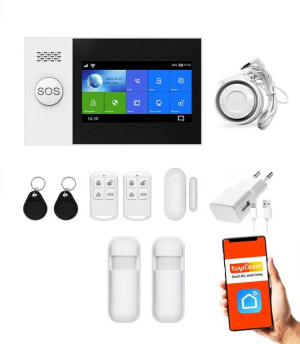 Bezprzewodowy alarm 2G GSM + WiFi - HXA007 R2 + syrena 105 db