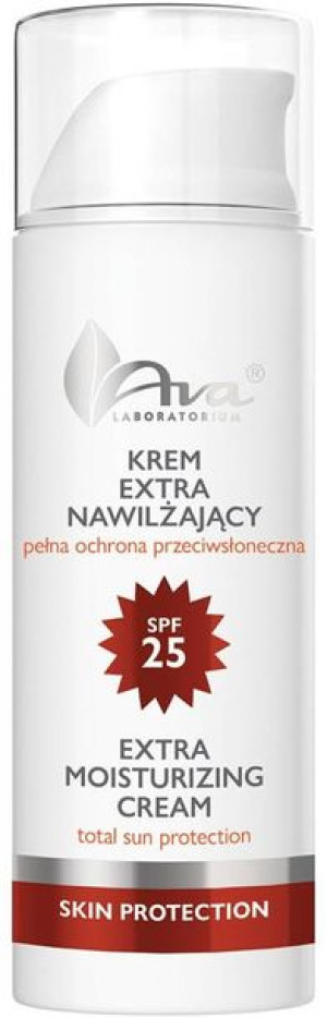 Krem extra nawilżający SPF 25 pełna ochrona przeciwsłoneczna 50 ml - Ava