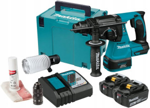 Młot Udar Aku 2*18v 2*5.0*ah Aws Dhr283t2ju Makita