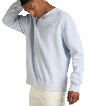 Bluza Lee LOGO LOOSE CREW L85KQVUW Arctic Ice XL