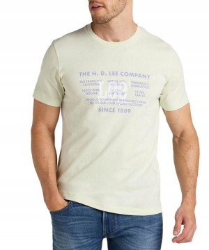 T-shirt Lee SS PAINTER TEE L68JFEUX Green S