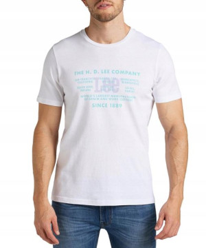 T-shirt Lee SS PAINTER TEE L68JFELJ White L