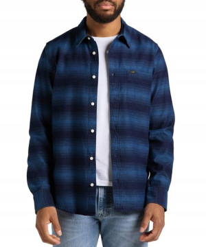 Koszula Lee LEESURE SHIRT L66NOQDK Indigo M