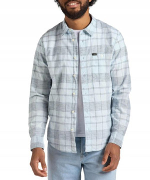 Koszula Lee LEESURE SHIRT L66NONUY Ice Blue 3XL