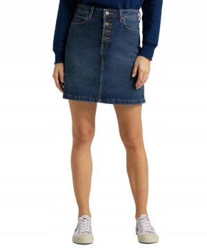Spódnica Lee BUTTON FLY A LINE SKIRT L38MNA36 27