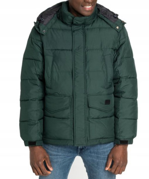 Kurtka Lee PUFFER JACKET L87XUMBB Dark Green Bootle XL