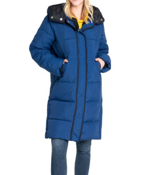 Kurtka Lee LONG PUFFER JACKET L56WVDMO Oil Blue XS