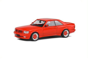 Solido Mercedes Benz 560SEC AMG, C126, czerwony