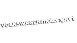 Wycinana naklejka VOLKSWAGEN MOTORSPORT vw biała