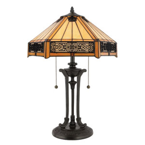 Indus lampka stołowa witraż tiffany QZ-INDUS-TL - Quoizel