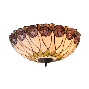 Hutchinson plafon odcienie brązu 64173 Tiffany