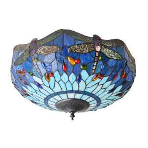 Dragonfly Blue plafon niebieski 70722 Tiffany