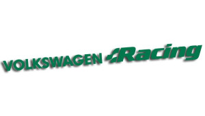 Wycinana naklejka VOLKSWAGEN RACING #2 vw zielona