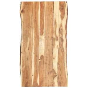 Blat, lite drewno akacjowe, 118x(50-60)x3,8 cm