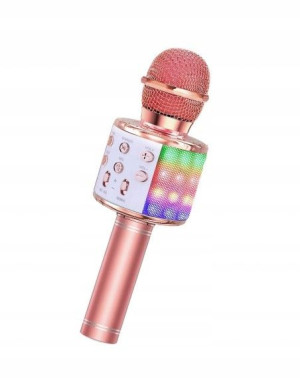 Mikrofon Karaoke Głośnik Podświetlenie Led