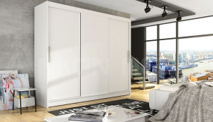 Szafa Przesuwna Bez Luster 250 Cm - 250x215x58 - Szafa Bez Lustra
