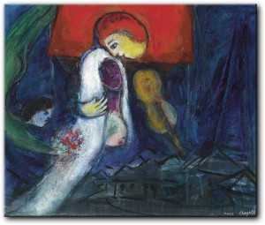 Marc Chagall, Oblubienica, 107x90 cm