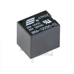 Przekaźnik mocy SONGLE SRA-5VDC-CL 20A 5V 5PIN T74 styki 14VDC 125VAC