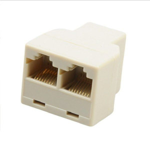 Rozgałęźnik kabli sieciowych RJ45 1 gniazdo na 2 gniazda RJ-45