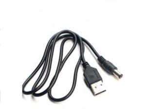 Przewód USB typu A DC 5,5 x2,1mm kabel zasilający 100cm