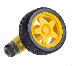 Zestaw napędowy TT D65 silnik DC 6V z kołem 65mm z przekładnią 1:48