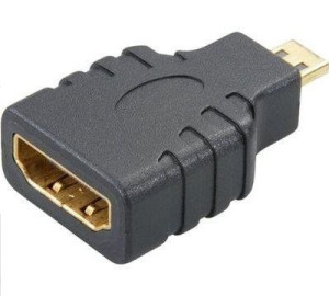 Adapter HDMI na Micro HDMI wtyki GOLD FULL HD