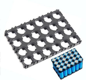 Plastikowa obudowa 6x5 do pakietowania akumulatorów Li-Ion 18650 na 30 szt.
