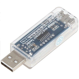 Miernik USB - pomiar napięcia, prądu oraz mocy - 3-8V i 0-3A i moc do 20W