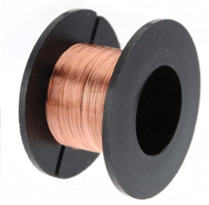 Drut miedziany fi 0.1mm rolka 12m