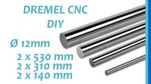 Zestaw prowadnic liniowych 12mm DREMEL CNC DIY