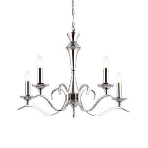 Kora lampa wisząca chrom KORA-5CH Endon