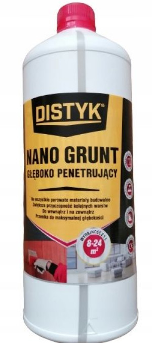 DISTYK NANO Grunt szczepmy do betonu 8-24m2/1L
