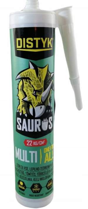 Distyk KLEJ Mocny SAURUS Multi Odp UV uszczelniacz