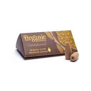 Organic kadzidełka Backflow - Drzewo Sandałowe
